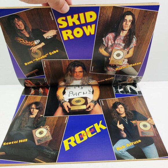Rock Scene Magazine KISS Skid Row Motley Crue Cult Def Leppard VTG August 1990 - Picture 9 of 10
